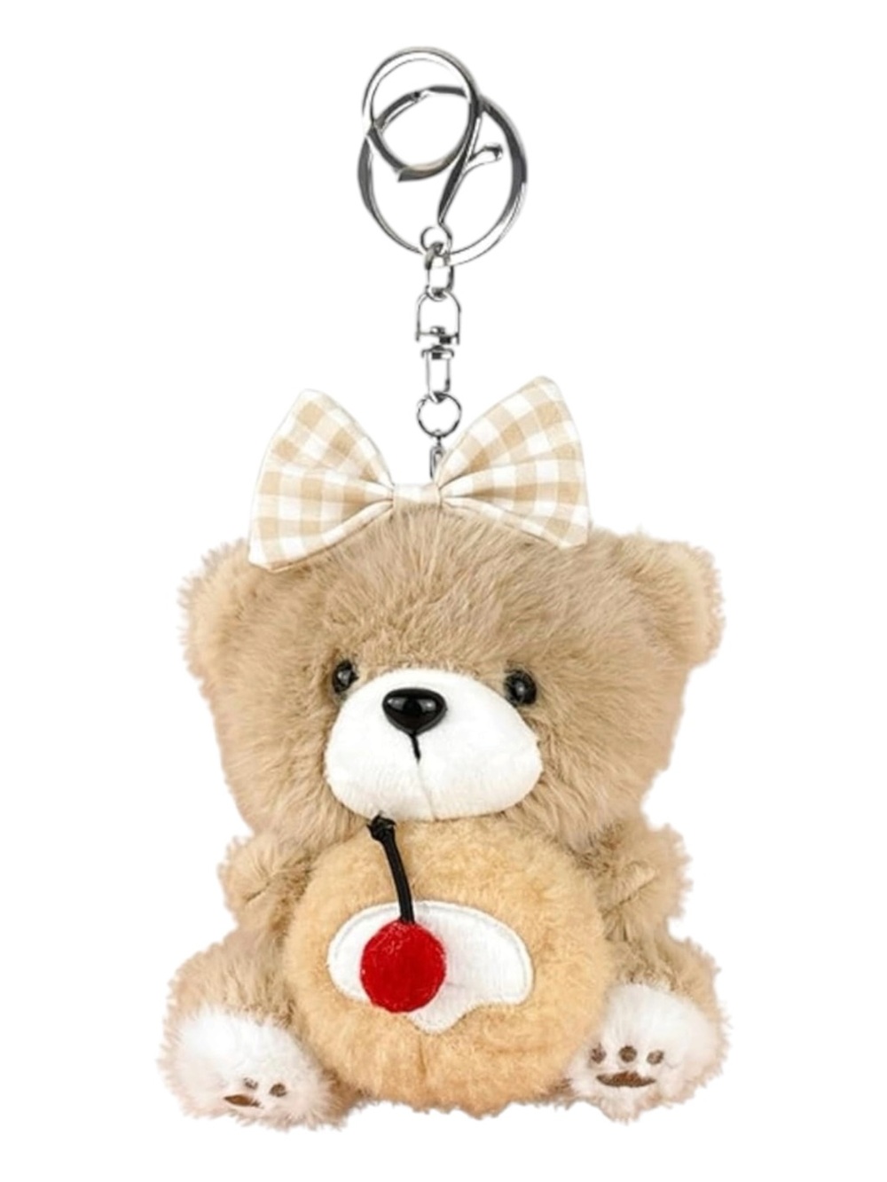 Plush Teddy Bear Bag Charm/Keychain